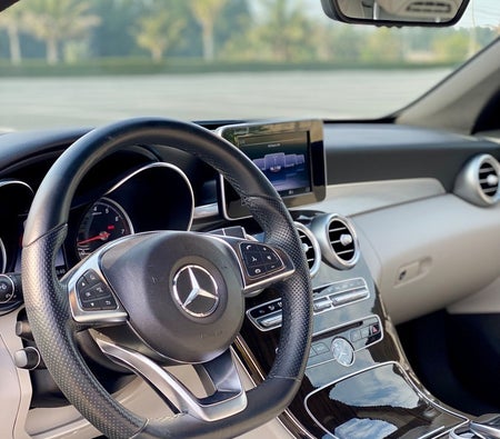 Blue Mercedes Benz C300 2018