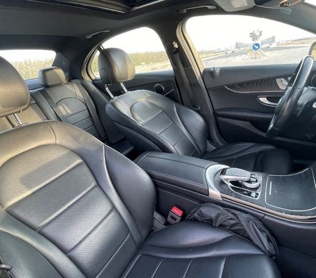 White Mercedes Benz C300 2018