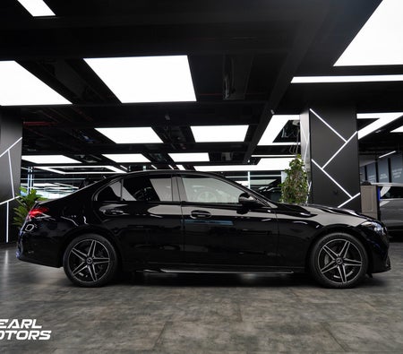 Black Mercedes Benz C300 2022
