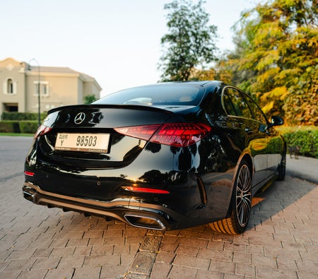 Black Mercedes Benz C300 2024