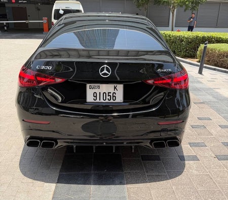 Black Mercedes Benz C300 2024