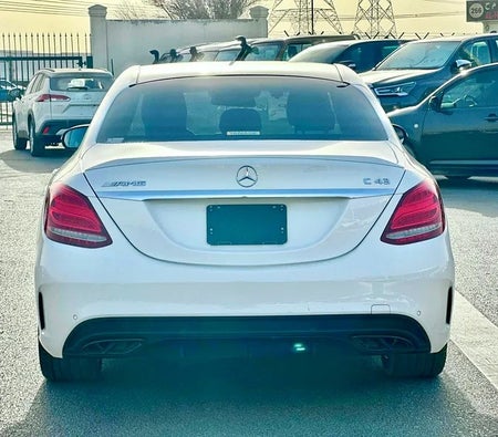 Weiß Mercedes Benz C43 2018