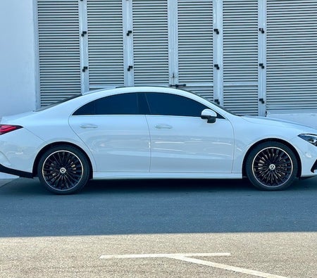 White Mercedes Benz CLA 250 2024