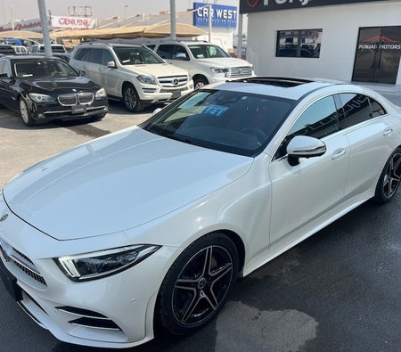 White Mercedes Benz CLS 450 2019