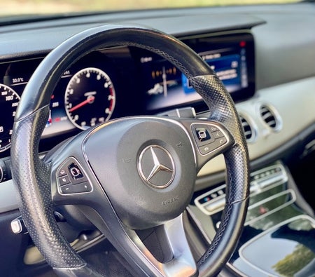 Black Mercedes Benz E200 2018