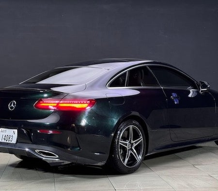 Green Mercedes Benz E450 2019