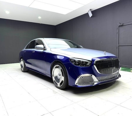 Blue Mercedes Benz E Class E 300 2018
