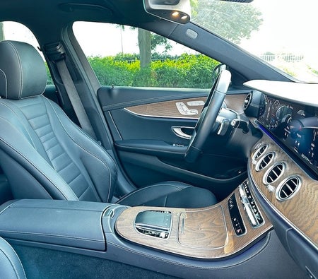 White Mercedes Benz E300 2021