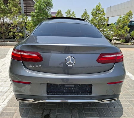 Silver Mercedes Benz E200 2017