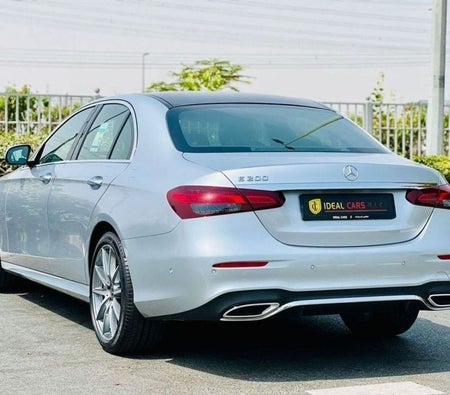 Silver Mercedes Benz E200 2023