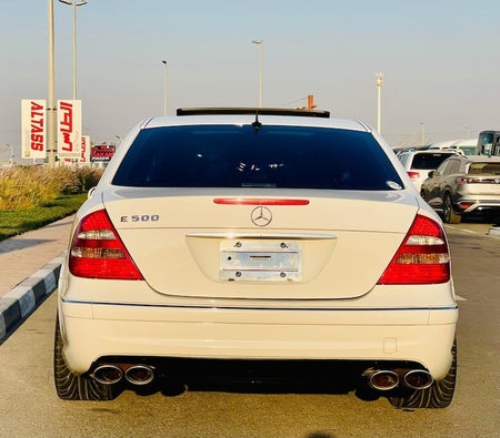 White Mercedes Benz E320 2002