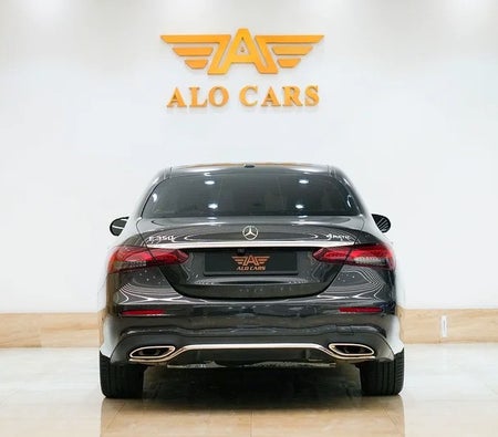 Silver Mercedes Benz E350 2021