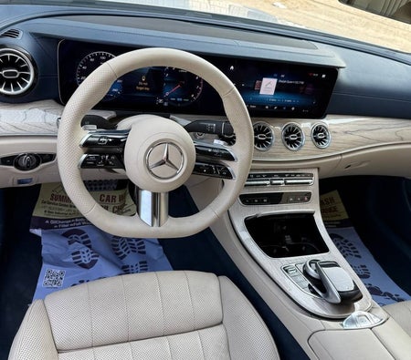 White Mercedes Benz E450 2023