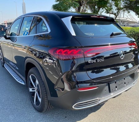 Black Mercedes Benz EQE 2024