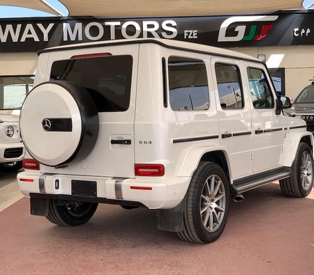 Weiß Mercedes Benz G63 AMG 2019