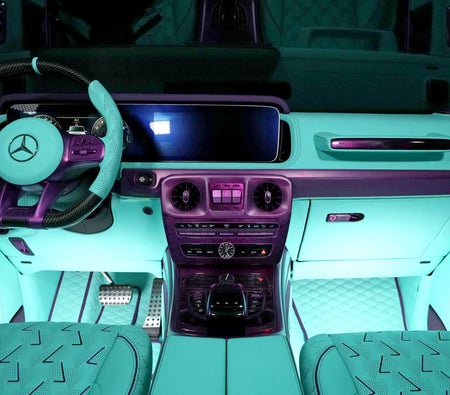 Silver Mercedes Benz G63 AMG 2023