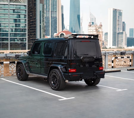 Dark Green Mercedes Benz G63 AMG Brabus 900 Rocket Edition 2024
