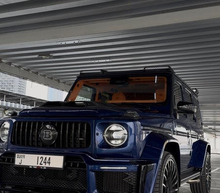 Deep Blue Mercedes Benz G63 AMG Brabus Kit 2025