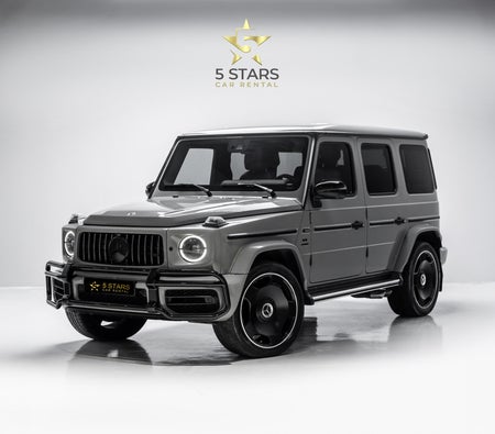 Gray Mercedes Benz G63 AMG Double Night Package 2024 Gray Mercedes Benz G63 AMG Double Night Package 2024