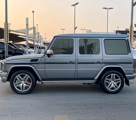 Gray Mercedes Benz G63 AMG 2015