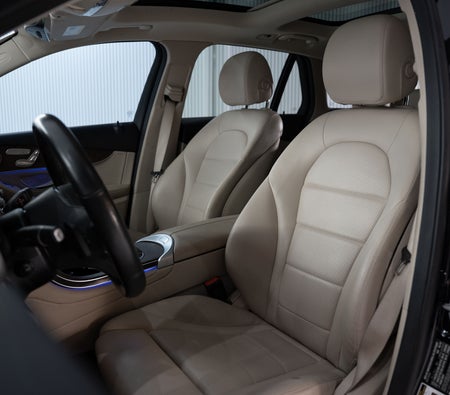 Black Mercedes Benz GLC 300 2022