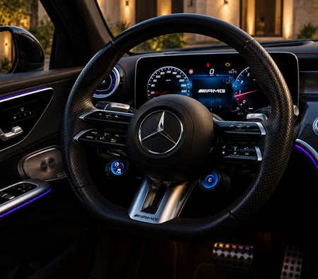 White Mercedes Benz GLC 43 2024