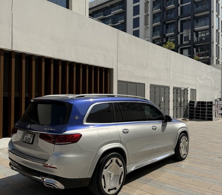 Blue Mercedes Benz GLS 450 2022