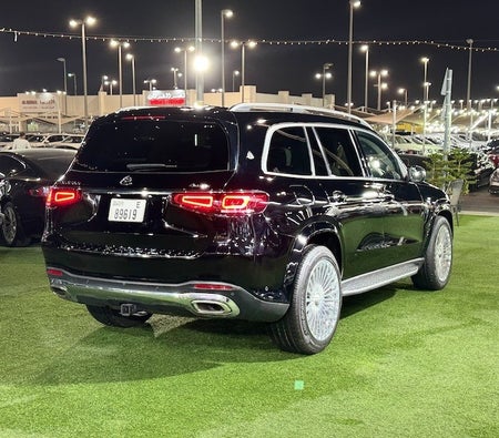 Black Mercedes Benz GLS-Class GLS 580 2021