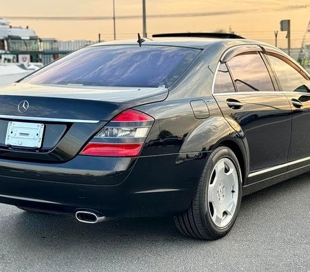 Black Mercedes Benz S600 L 2007