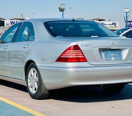 Silver Mercedes Benz S350 2004