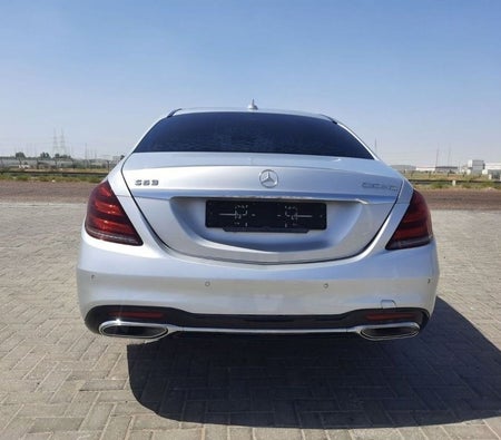 Silver Mercedes Benz S350 2017