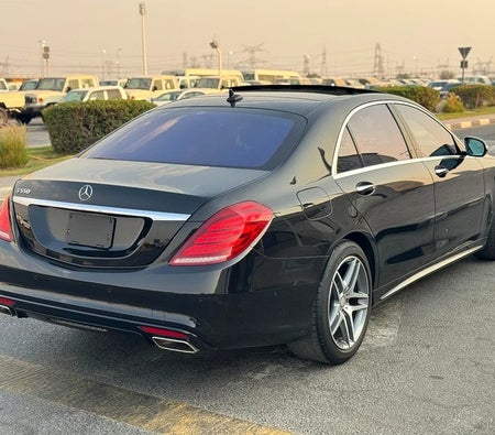 Black Mercedes Benz S550 2017