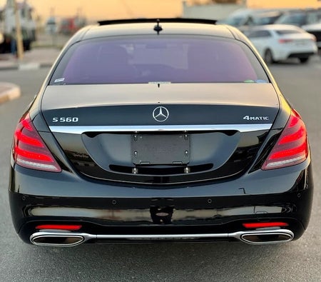 Black Mercedes Benz S560 2018