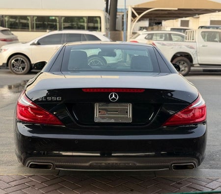 Black Mercedes Benz SL350 2012