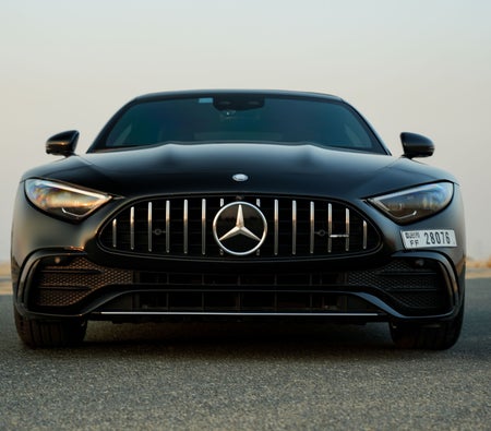 Black Mercedes Benz SL43 AMG 2023