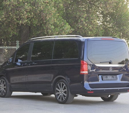 Blue Mercedes Benz V250 2020