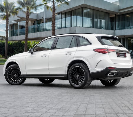 White Mercedes Benz GLC Premium Plus 2024