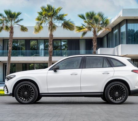 White Mercedes Benz GLC Premium Plus 2024