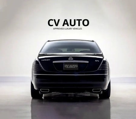 zwart Mercedes Maybach 57 2011