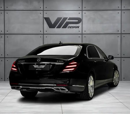 zwart Mercedes Maybach S580 2020