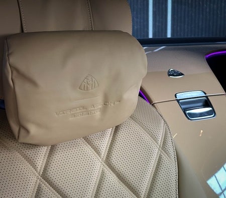 Beige Mercedes Benz Maybach S680 2023
