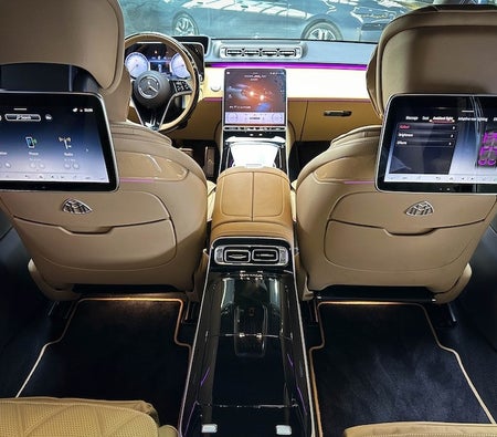 Beige Mercedes Benz Maybach S680 2023