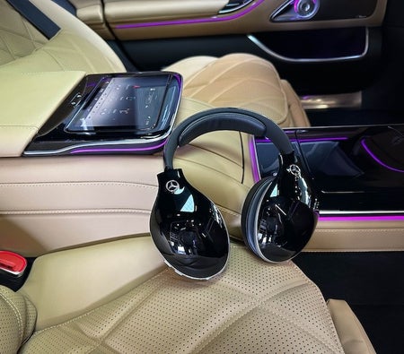 Beige Mercedes Benz Maybach S680 2023