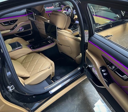 Beige Mercedes Benz Maybach S680 2023