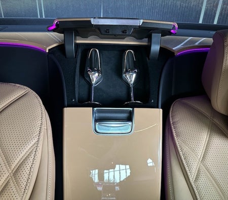 Beige Mercedes Benz Maybach S680 2023