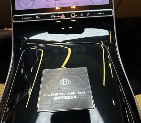Beige Mercedes Benz Maybach S680 2023