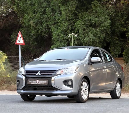 Gray Mitsubishi Attrage GLX Top Line 2023 Gray Mitsubishi Attrage GLX Top Line 2023