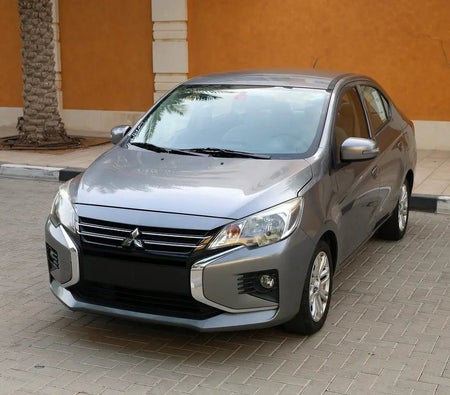 Gray Mitsubishi Attrage GLX 2022