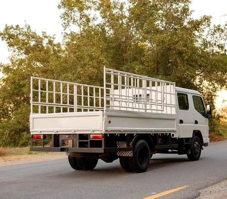 White Mitsubishi Canter 2006