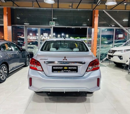 Silver Mitsubishi Attrage GLX Medium Line 2022